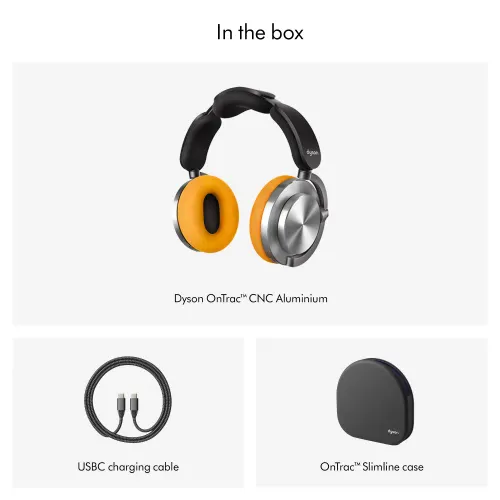 Dyson OnTracâ?Headphones with Noise Cancellation, Up to 55 hours Battery Life, MyDysonâ?app (CNC Aluminium) 9 Dyson OnTracâ?Headphones with Noise Cancellation, Up to 55 hours Battery Life, MyDysonâ?app (CNC Aluminium)