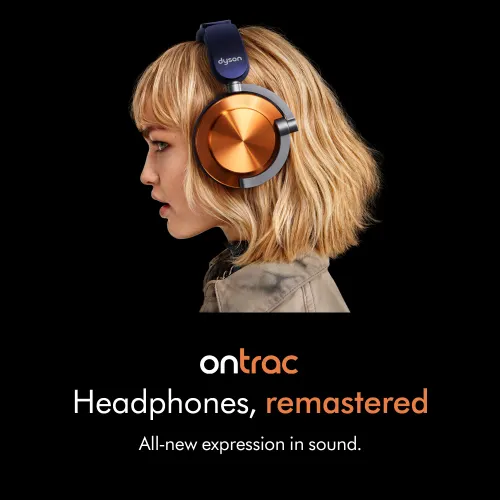 Dyson OnTracâ?Headphones with Noise Cancellation, Up to 55 hours Battery Life, MyDysonâ?app (CNC Copper) 2 Dyson OnTracâ?Headphones with Noise Cancellation, Up to 55 hours Battery Life, MyDysonâ?app (CNC Copper)