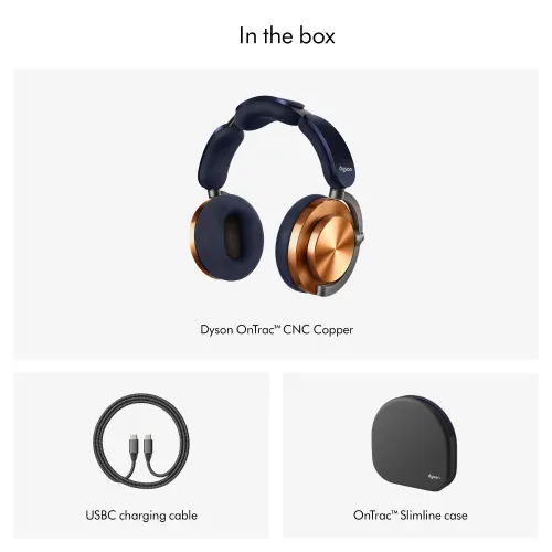 Dyson OnTracâ?Headphones with Noise Cancellation, Up to 55 hours Battery Life, MyDysonâ?app (CNC Copper) 9 Dyson OnTracâ?Headphones with Noise Cancellation, Up to 55 hours Battery Life, MyDysonâ?app (CNC Copper)