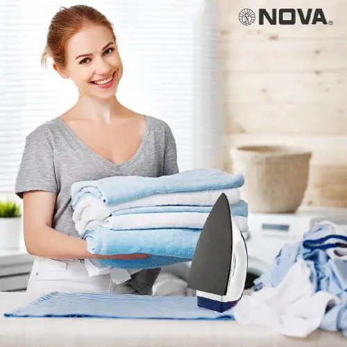 Nova Plus Dry Iron with Non stick Soleplate, Temperature Control, Swivel Cord, 1100 Watts (Ni 30) 5 Nova Plus Dry Iron with Non stick Soleplate, Temperature Control, Swivel Cord, 1100 Watts (Ni 30)