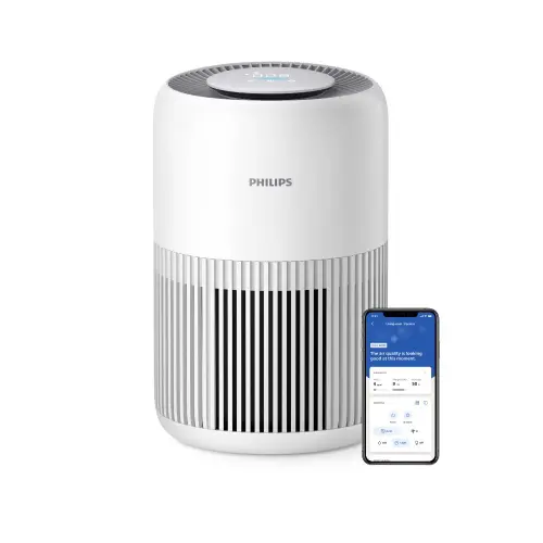 Philips Smart Air Purifier with HEPA, Active Carbon, Prefilter | Covers upto 300 sqft | Removes Virus, Allergen, Dust & PM2.5 (AC0950/60, White)