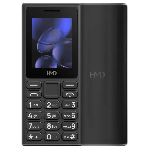 HMD 105 UPI enabled Keypad Phone | Auto call recording (Black)