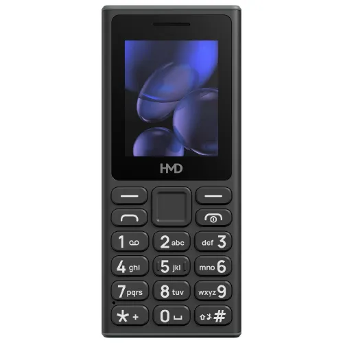 HMD 105 UPI enabled Keypad Phone | Auto call recording (Black)