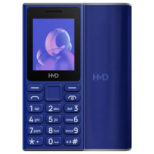 HMD 105 UPI enabled Keypad Phone | Auto call recording (Blue)