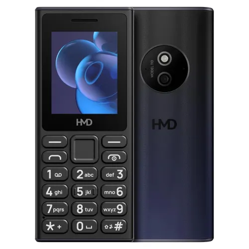 HMD 110 Keypad Phone with Built-in Scan & Pay UPI App, Rear Camera, Long-Lasting Battery, Wireless FM Radio (Black)