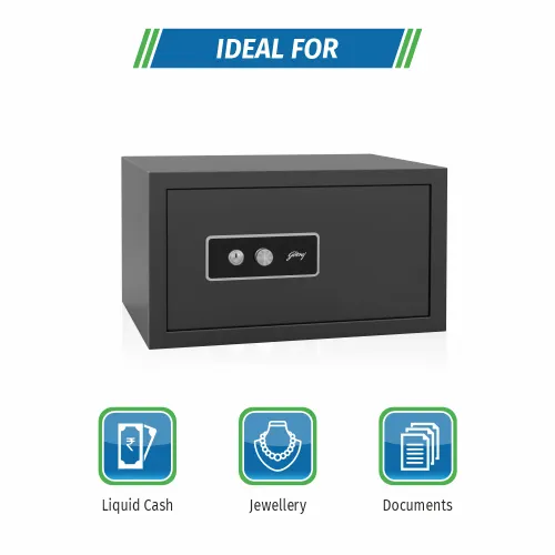 Godrej NX Pro Key Lock (33L) Home Locker (Ebony) 8 Godrej NX Pro Key Lock (33L) Home Locker (Ebony)