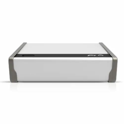 Godrej Verge PL2L Bio with Master Password, Automatic Freeze, Low Battery Indicator (White)