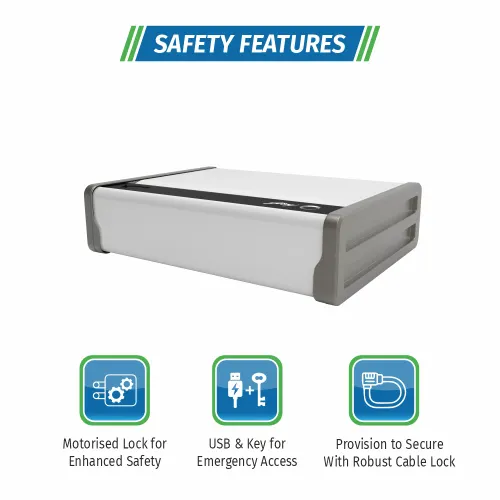 Godrej Verge PL2L Bio with Master Password, Automatic Freeze, Low Battery Indicator (White) 4 Godrej Verge PL2L Bio with Master Password, Automatic Freeze, Low Battery Indicator (White)