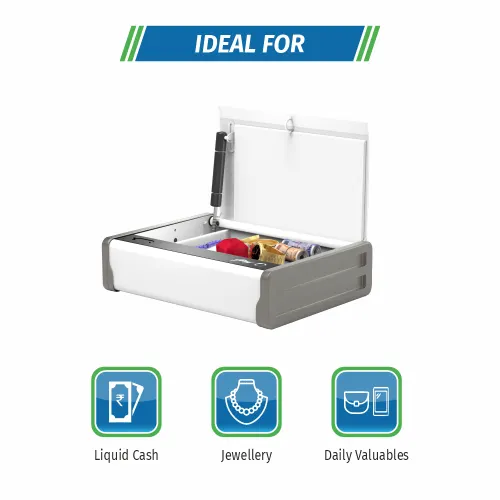 Godrej Verge PL2L Bio with Master Password, Automatic Freeze, Low Battery Indicator (White) 6 Godrej Verge PL2L Bio with Master Password, Automatic Freeze, Low Battery Indicator (White)