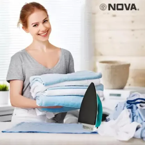 Nova Plus Dry Iron with Over Heat Protection, Non-Stick Soleplate, Multi Fabric Section, Swivel Cord (Ni 20) 7 Nova Plus Dry Iron with Over Heat Protection, Non-Stick Soleplate, Multi Fabric Section, Swivel Cord (Ni 20)