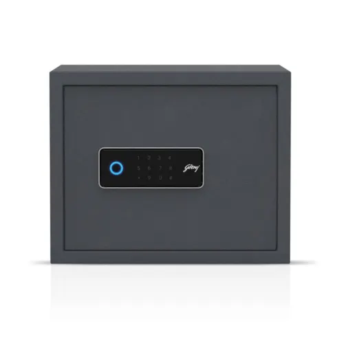 Godrej NX Pro Plus Digi+ Bio 30L Home Locker with Voice Based Acknowledgements, Internal Lights, Auto Freeze, Master Password (Black)