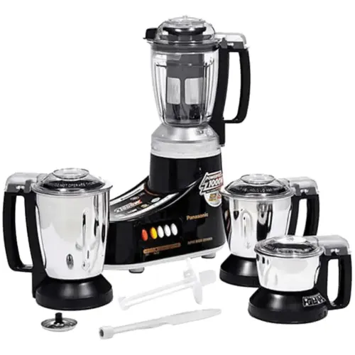 Panasonic MX-AC460 550 Watt 4 Jar Mixer Grinder (Black)
