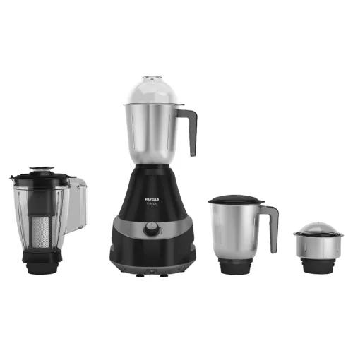 Havells Energia 750 Watt Mixer Grinder with 4 Jars, Powerful Motor, (Grey)