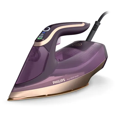Philips Steam Iron With 350 ml water tank, Vertical steam function (Purple)