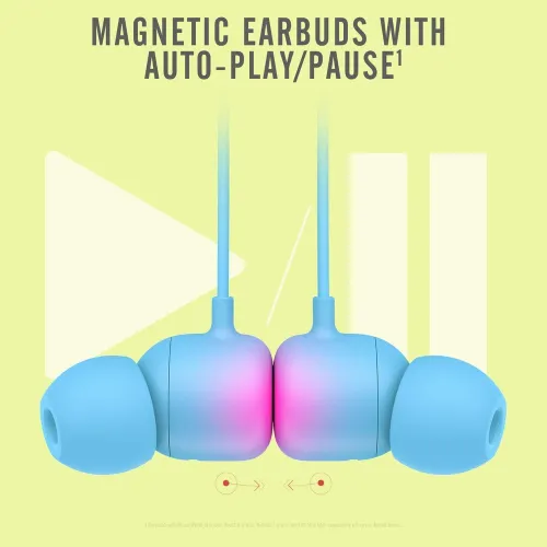 Beats Flex Wireless Magnetic Headphone With 12 Hours Playback,Class 1 Bluetooth (Flame Blue) 7 Beats Flex Wireless Magnetic Headphone With 12 Hours Playback,Class 1 Bluetooth (Flame Blue)