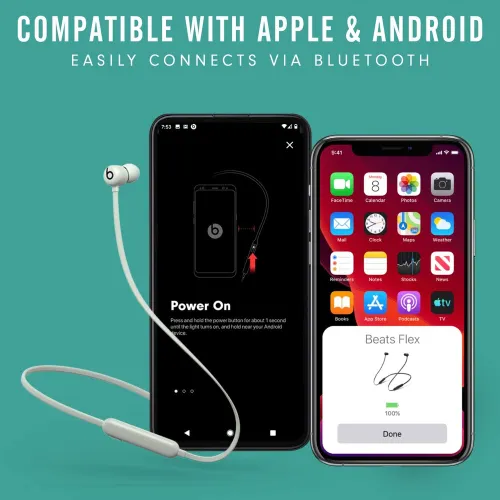 Beats Flex Wireless Magnetic Headphone With 12 Hours Playback,Class 1 Bluetooth (Smoke Grey) 10 Beats Flex Wireless Magnetic Headphone With 12 Hours Playback,Class 1 Bluetooth (Smoke Grey)