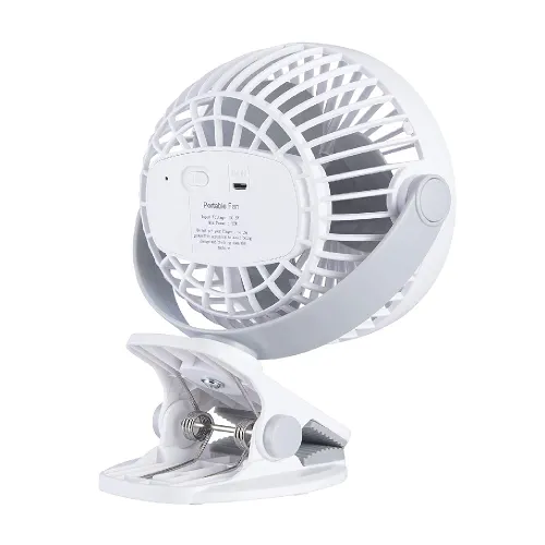 Bajaj Mini Portable Fan with 3 Speed Setting, Button Control, Free Standing (White, PYGMY MINI 110 MM WHITE) 2 Bajaj Mini Portable Fan with 3 Speed Setting, Button Control, Free Standing (White, PYGMY MINI 110 MM WHITE)