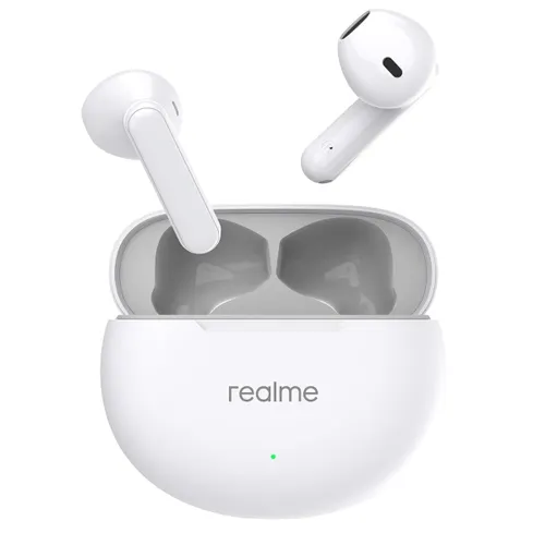 realme Buds T01 TWS Earbuds with 13mm Dynamic Driver, Upto 28 Hours Playback, AI ENC for Calls (White)