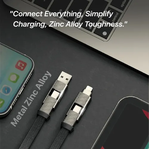 Evm Enquad 4In1 Charging Cable 60W 3 Evm Enquad 4In1 Charging Cable 60W