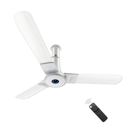 Atomberg Studio Plus 1200 mm BLDC Ceiling Fan with Remote Control & LED Indicators | Marble White