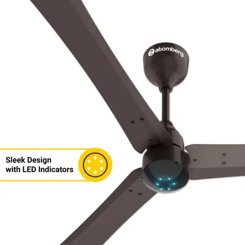 Atomberg Renesa Plus 1200 mm BLDC Ceiling Fan with Remote Control & LED Indicators | Earth Brown 5 Atomberg Renesa Plus 1200 mm BLDC Ceiling Fan with Remote Control & LED Indicators | Earth Brown