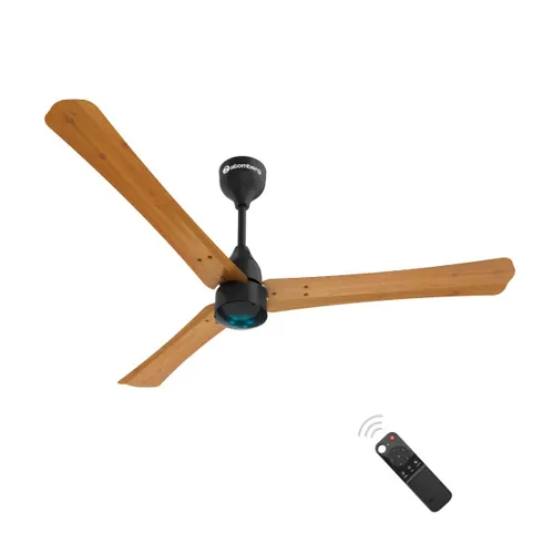 Atomberg Renesa Smart Plus 1200 mm BLDC Ceiling Fan with IoT, Remote Control & LED Indicators | Golden Oakwood