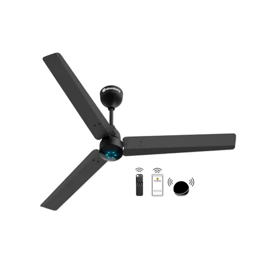 Atomberg Renesa Smart 1200 mm BLDC Ceiling Fan with IoT, Remote Control & LED Indicators | Black