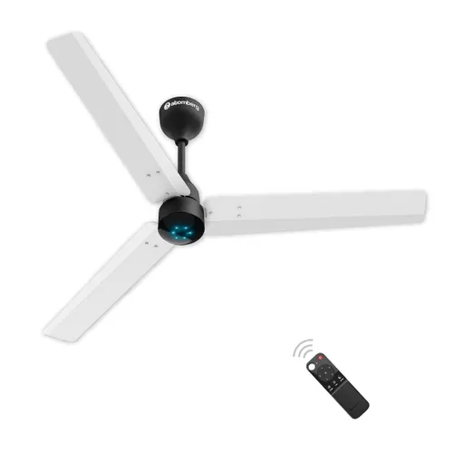 Atomberg Renesa 1200 mm BLDC Ceiling Fan with Remote Control & LED Indicators | White and Black