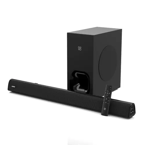 GOVO GoSurround 925 | 200W Sound bar, 2.1 Channel, HDMI, Opt, AUX, USB & Bluetooth, 3 Equalizer Modes, Stylish Remote & LED Display (Black)