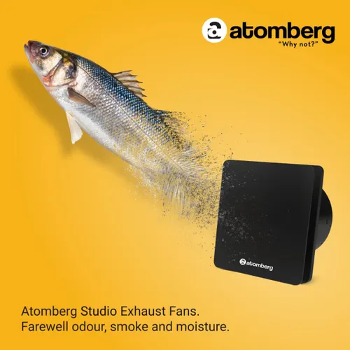Atomberg Studio 150mm BLDC motor Energy Saving Exhaust Fan | Black 3 Atomberg Studio 150mm BLDC motor Energy Saving Exhaust Fan | Black