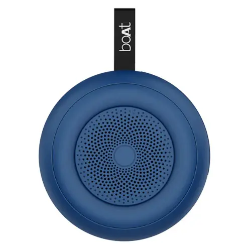 boAt Stone 135 Portable Bluetooth Speaker with Up to 11 Hours Playback, 5W RMS Immersive Sound, IPX4 Water Resistant (Bold Blue)