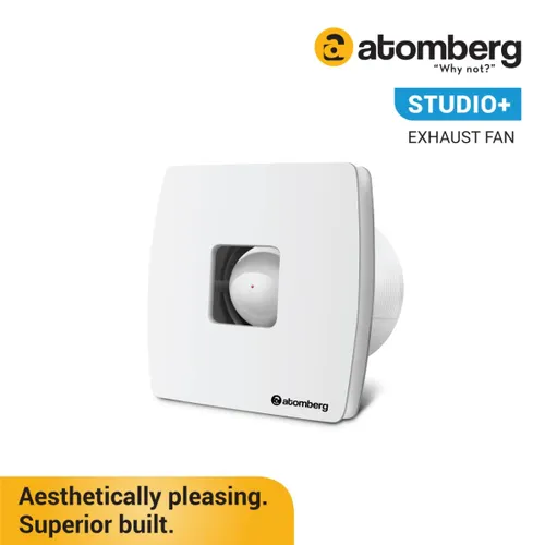 Atomberg Studio Plus 150mm BLDC motor Energy Saving Exhaust Fan | White 2 Atomberg Studio Plus 150mm BLDC motor Energy Saving Exhaust Fan | White