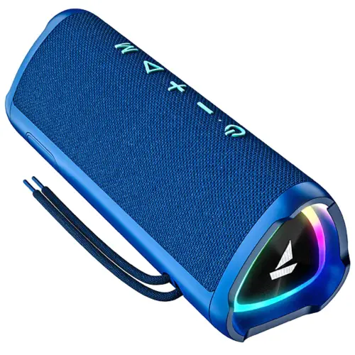 boAt Stone 750 Portable Bluetooth Speaker with 12W RMS Stereo Sound, 12 Hours Playback, Bluetooth v5.3 (Marine Blue)