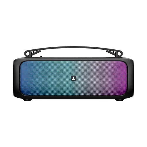 boAt Stone Beam Portable Bluetooth Speaker with 12W RMS Stereo Sound, Bluetooth v5.1, AUX, and USB (Midnight Black)