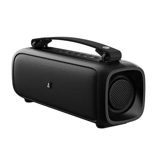 boAt Stone Beam Portable Bluetooth Speaker with 12W RMS Stereo Sound, Bluetooth v5.1, AUX, and USB (Midnight Black)