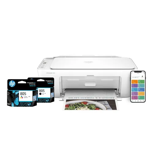 HP DeskJet 2820 All in One Wi-Fi Inkjet Printer (Simple Setup Smart App, White)