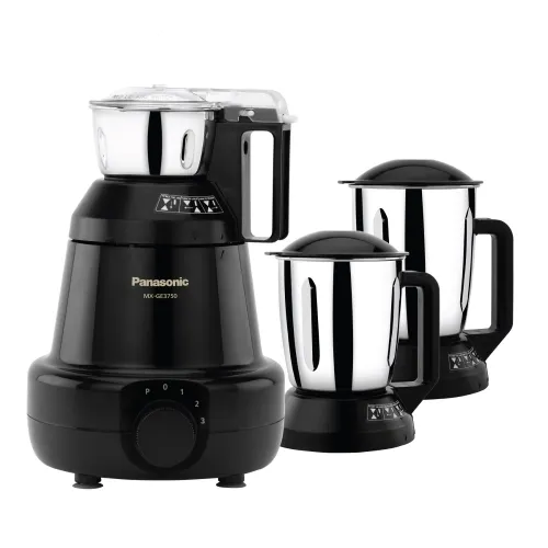 Panasonic Value Series Mixer Grinder  with 750 W | 3 Jars  (MX-GE3750, Black)