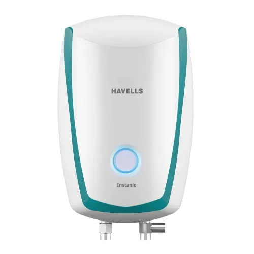 Havells Instanio 3L Instant Water Heater with LED Indicator, Rust and shock proof outer body 3000 W (White Blue)