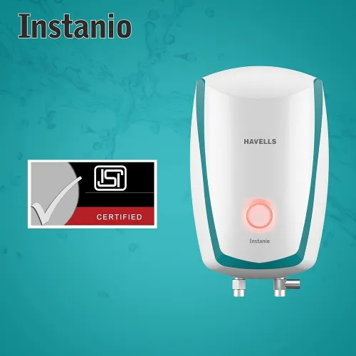 Havells Instanio 3L Instant Water Heater with LED Indicator, Rust and shock proof outer body 3000 W (White Blue) 6 Havells Instanio 3L Instant Water Heater with LED Indicator, Rust and shock proof outer body 3000 W (White Blue)