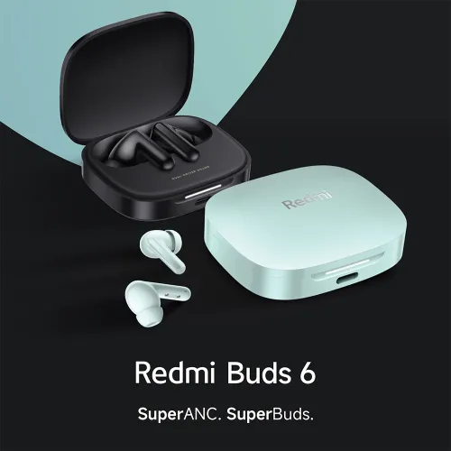 Redmi Buds 6, TWS Earbuds With up to 42 hours Playtime, AI ENC, 60ms Low Latency, Spectre Black