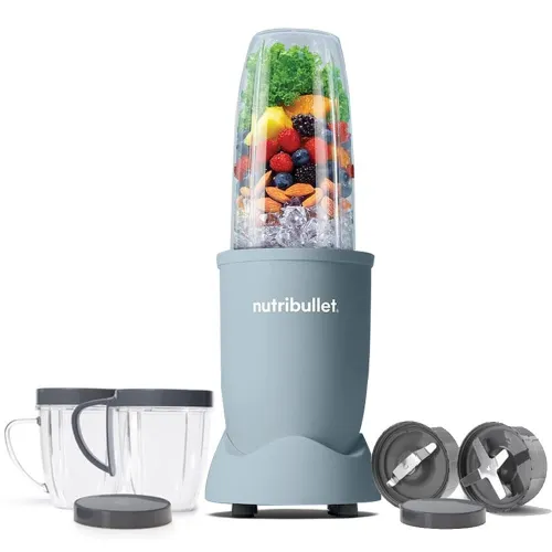 Nutribullet PRO SLATE 900W with 12 Pcs Set, 3 Unbreakable Jars, 2 Blade Set - Wet & Dry (Jade)