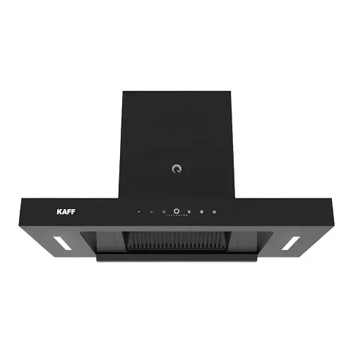 KAFF CASTO 75 DC Chimney with Dry Heat Auto Clean Wall Mounted 75cm | BLDC motor | 9 Speed Gesture Control (Black)