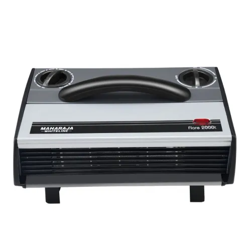 Maharaja Whiteline Flare 2000T Heat Convector Room Heater with 2 Heat Settings | ISI Certified | Safety Features (Grey)