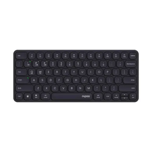 Rapoo E9050L Rechargeable Bluetooth Keyboard With Up to 240 hours battery life, Compatible with Window and Mac (Dark Grey)