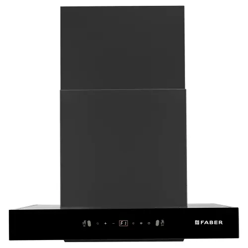 Faber HOOD SIGMA BLDC HC SC BK 60 Chimney with 60cm 1500m3/hr Ductless Auto Clean Wall Mounted | Gesture and Remote Control (Black)