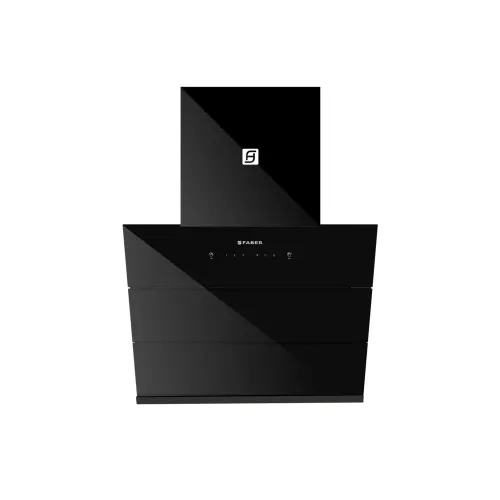 Faber HOOD ZENITH FL HC SC BK IN 60 Chimney with 60cm 1500m3/hr Ductless Auto Clean Wall Mounted | Gesture and Remote Control (Black)