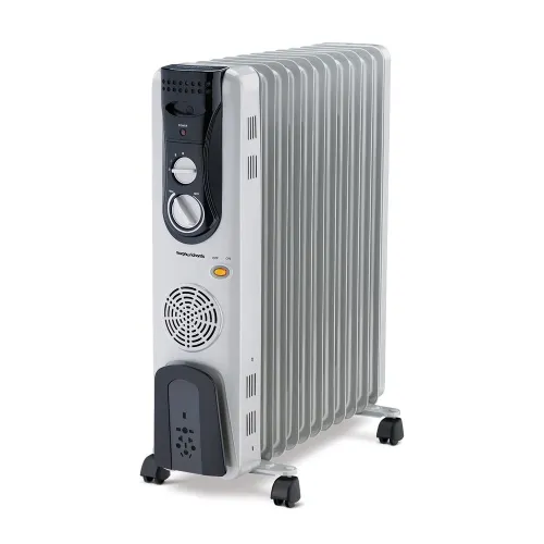 Morphy Richards OFR 13F Room Heater with 2900W Power | 13 Fins | Adjustable Thermostat | Tip Over Switch (White)