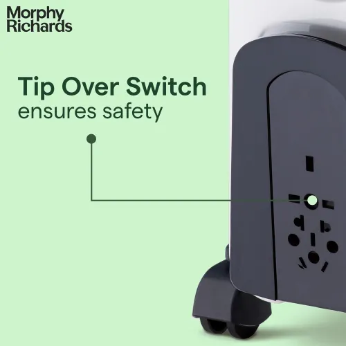 Morphy Richards OFR 13F Room Heater with 2900W Power | 13 Fins | Adjustable Thermostat | Tip Over Switch (White) 5 Morphy Richards OFR 13F Room Heater with 2900W Power | 13 Fins | Adjustable Thermostat | Tip Over Switch (White)