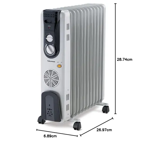 Morphy Richards OFR 13F Room Heater with 2900W Power | 13 Fins | Adjustable Thermostat | Tip Over Switch (White) 7 Morphy Richards OFR 13F Room Heater with 2900W Power | 13 Fins | Adjustable Thermostat | Tip Over Switch (White)