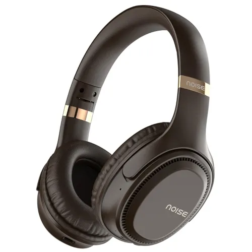 Noise Airwave Max 3 Wireless Headphone with Up To 70 hours of playtime, 40mm Driver, Dual Pairing, Low Latency(Up to 45ms), Foldable Design (Dark Brown)